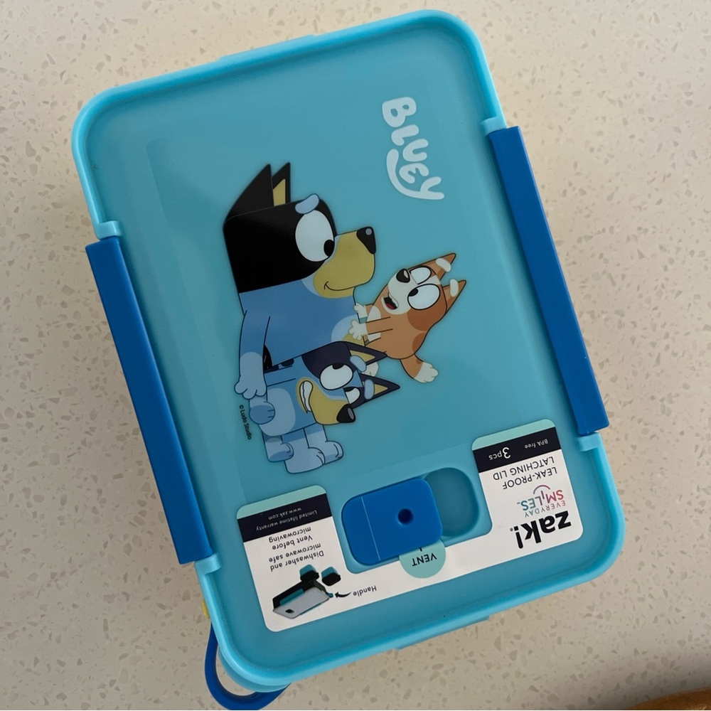 Zak Bluey Lunch Box - Blue